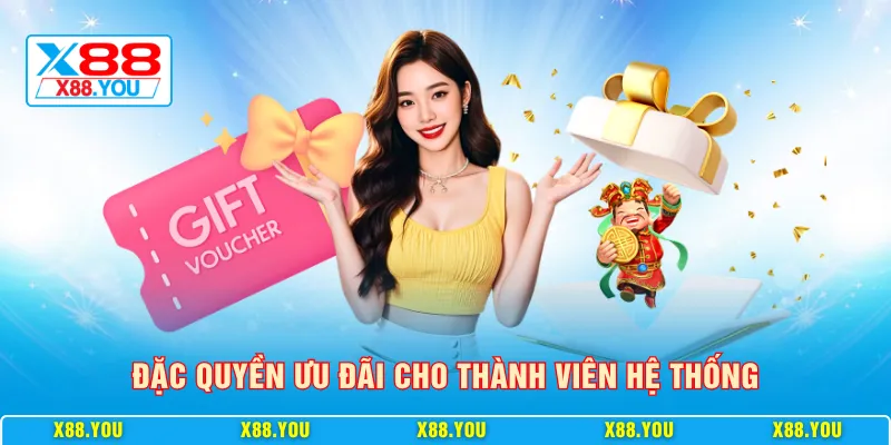 Đặc quyền ưu đãi cho thành viên hệ thống