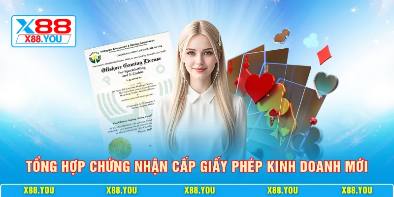 Tổng hợp chứng nhận cấp giấy phép kinh doanh mới